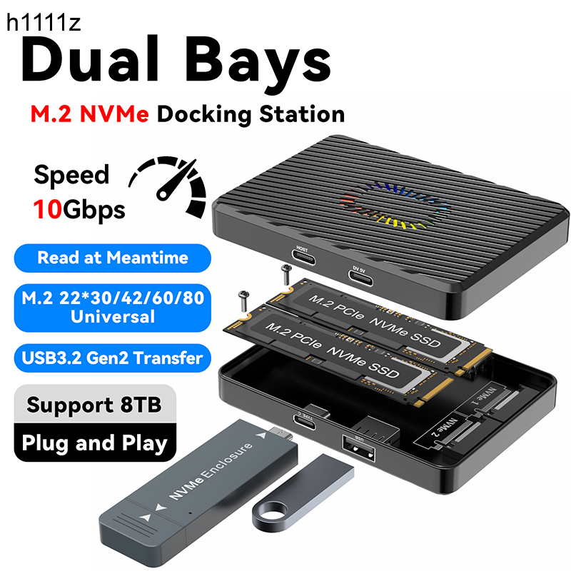 8Tb M2 Nvme Ssd - Estación de acoplamiento NVME M.2 de