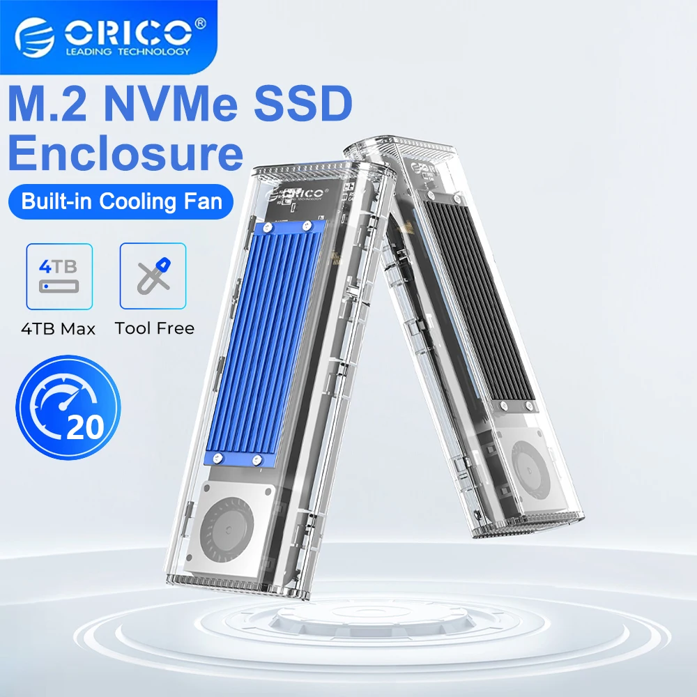 Thunderbolt 4 External Ssd 4Tb - ORICO 20Gbps M.2 NVMe SSD caja