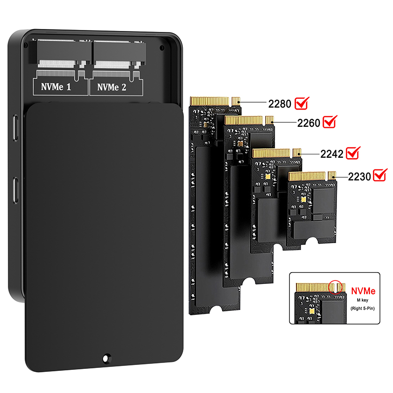 Estación de acoplamiento NVME  - 8Tb M2 Nvme Ssd reseña y precio